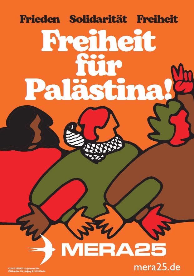 Plakat für die Bundeswahl 2025: Menschenrechte statt Deportation